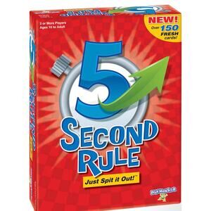 5 Second Rule Game - Questions Card Game - Think Fast and Shout Out Answers